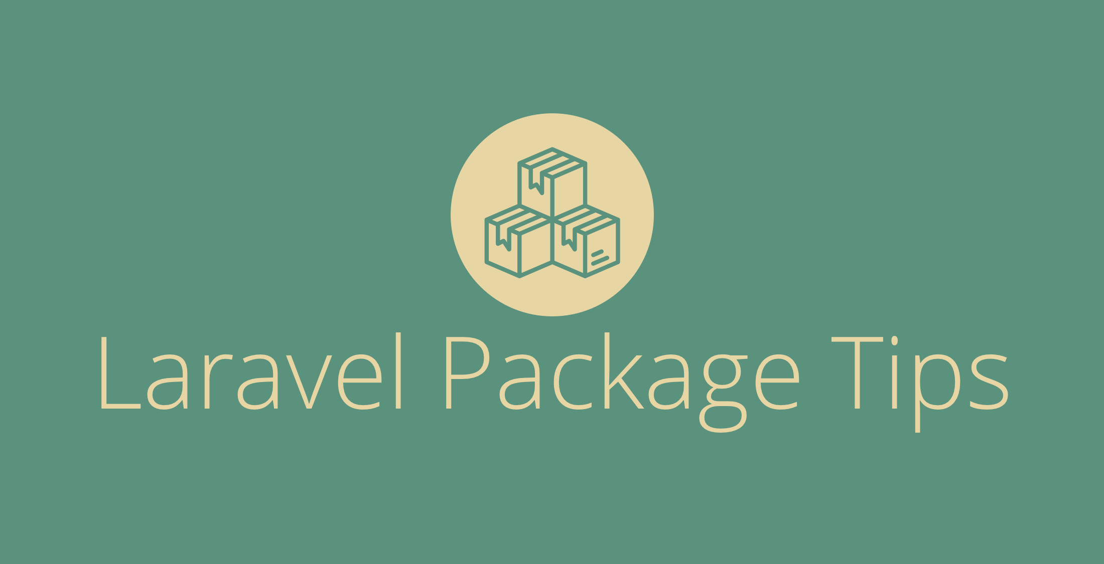 Laravel packages for fresh application